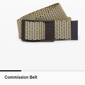 lululemon commission mens belt Small tan brown